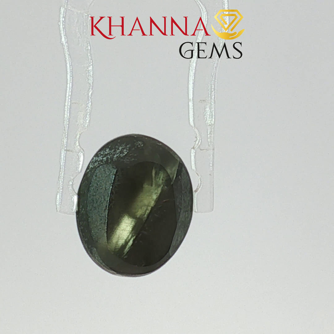 5.62/CT Natural Scapolite Cat's Eye Stone With Govt. Lab Certificate-102902