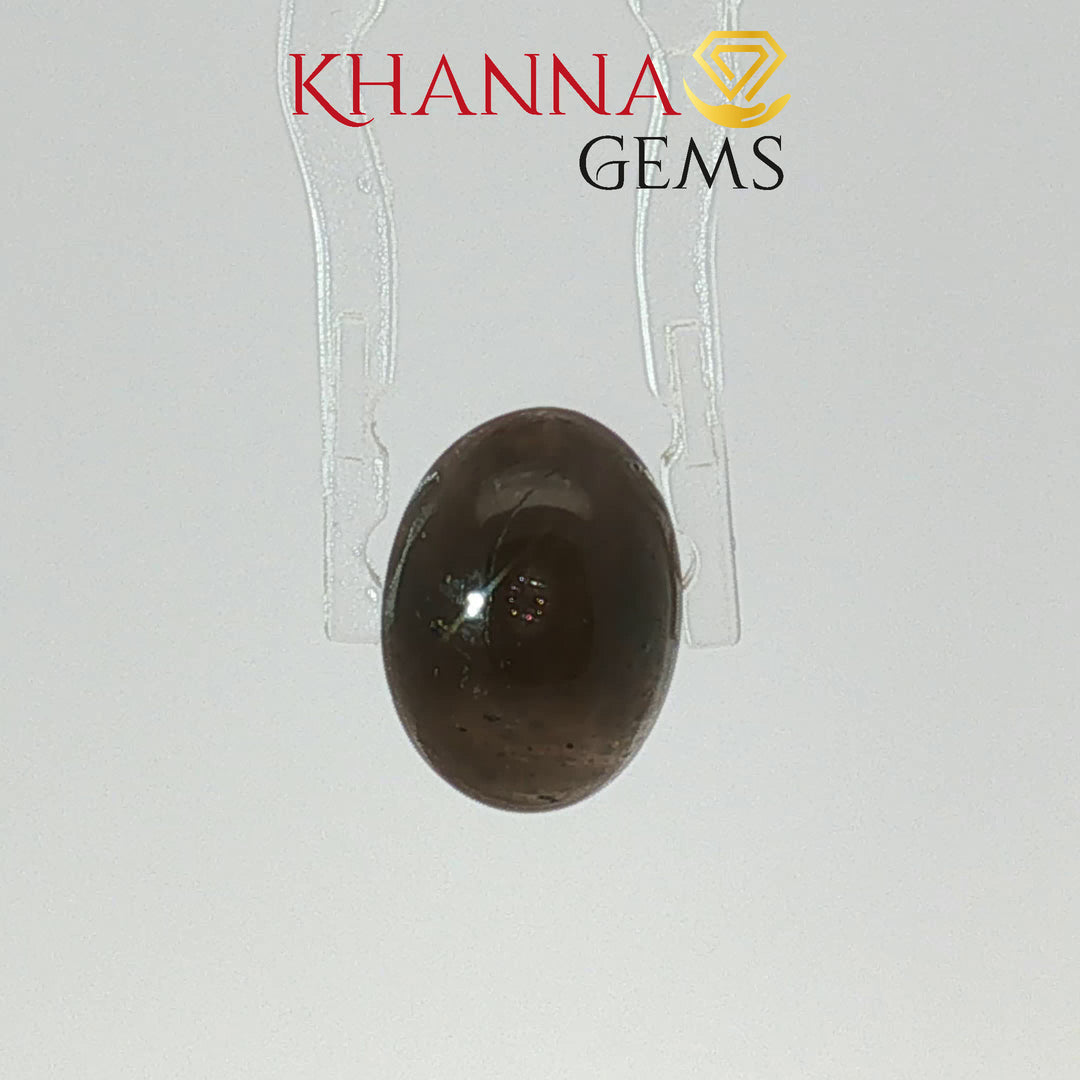 5.38/CT Natural Scapolite Cat's Eye Stone With Govt. Lab Certificate-118795