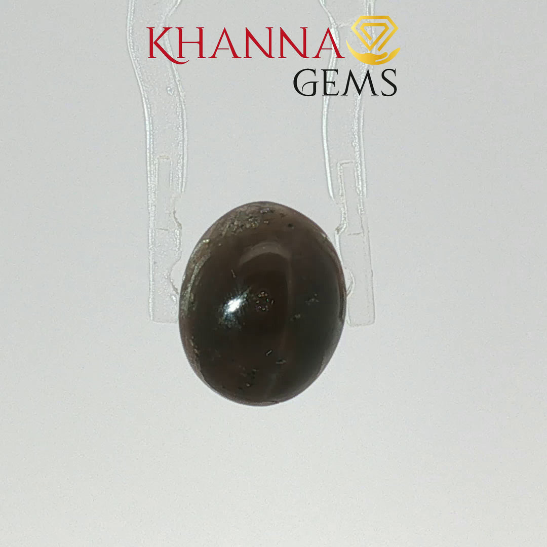 4.96/CT Natural Scapolite Cat's Eye Stone With Govt. Lab Certificate-123772