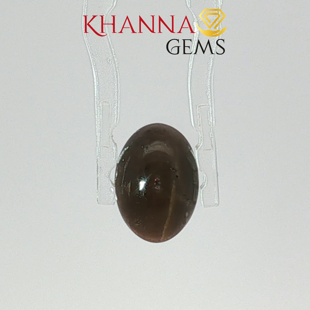 3.52/CT Natural Scapolite Cat's Eye Stone With Govt. Lab Certificate-128484