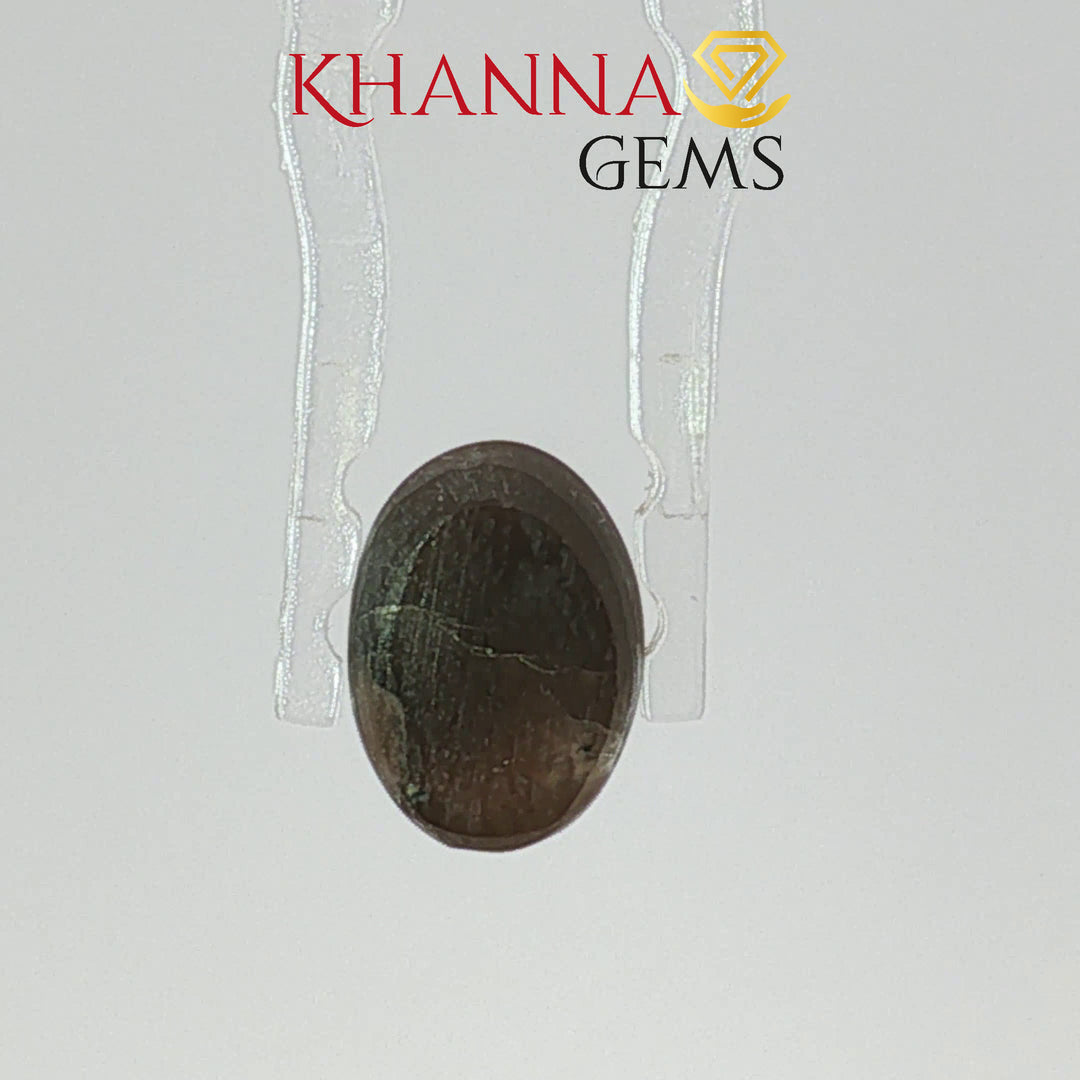 3.52/CT Natural Scapolite Cat's Eye Stone With Govt. Lab Certificate-128484