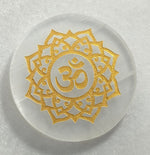 Load image into Gallery viewer, SELENITE CHARGING ROUND PLATE  OM 15
