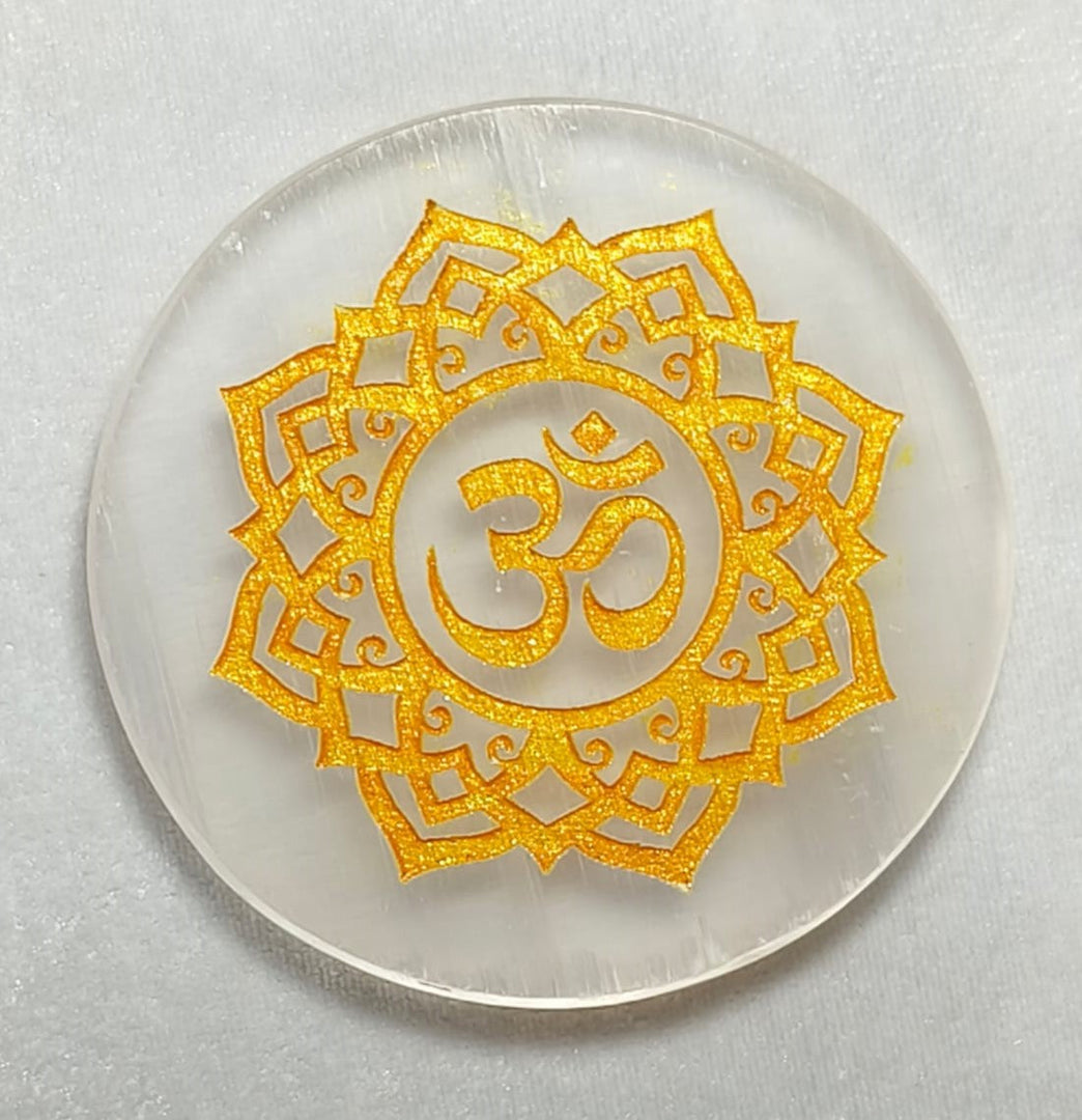 SELENITE CHARGING ROUND PLATE OM 3