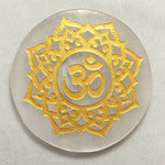 Load image into Gallery viewer, SELENITE CHARGING ROUND PLATE  OM 5
