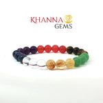 Load image into Gallery viewer, Natural Seven Chakra Bracelet (A)