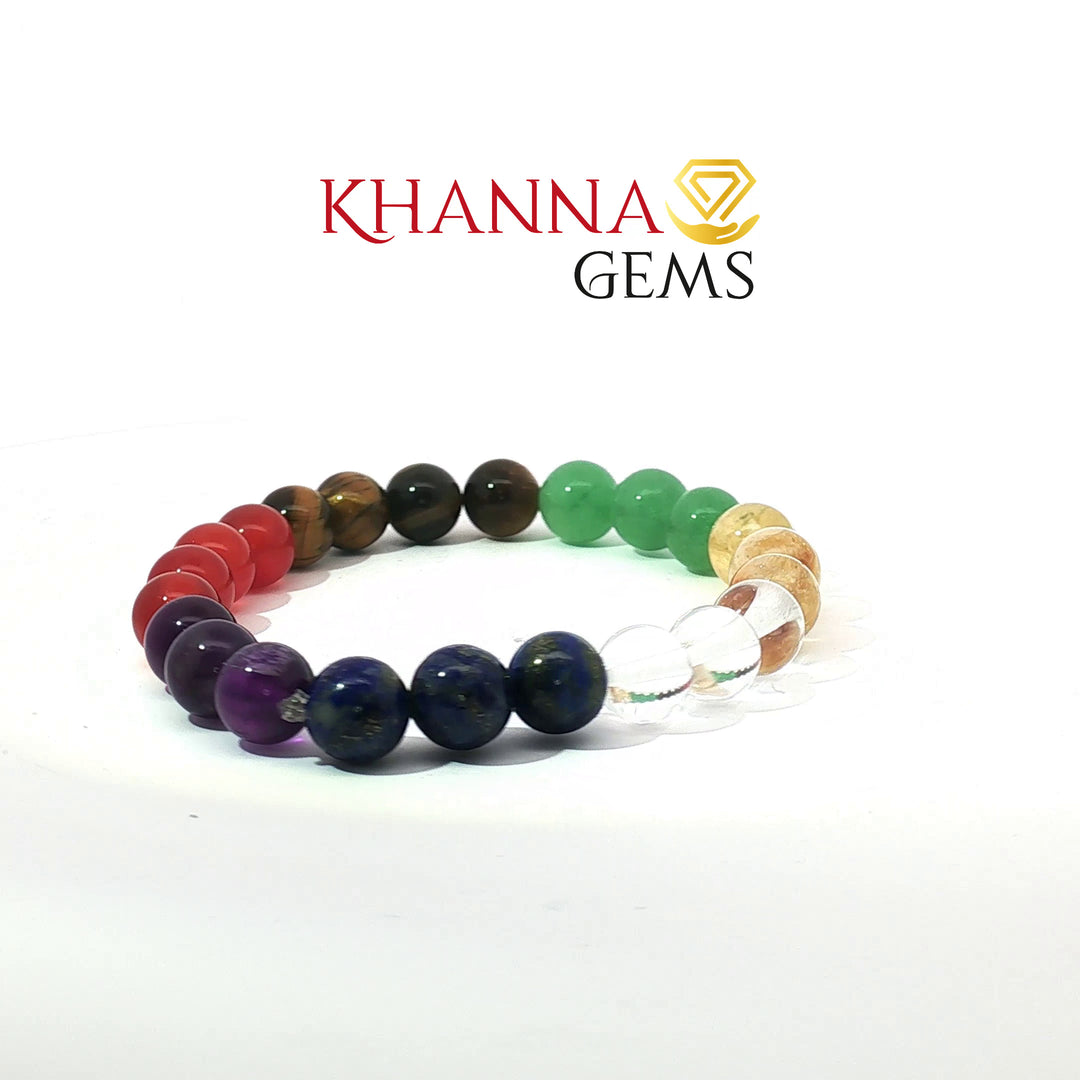 Natural Seven Chakra Bracelet (A)