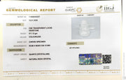 2555.6/CT Sphatik Shivling with Govt. Lab Certificate-11469D46357