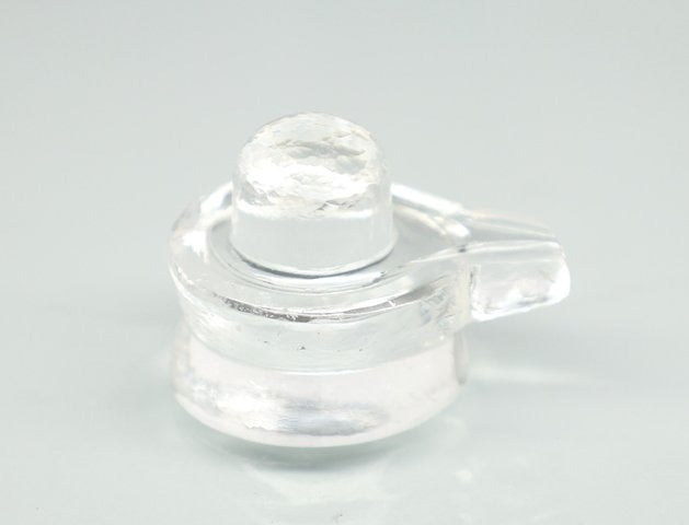 117.16/CT Sphatik Shivling with Govt. Lab Certificate-11700D47094
