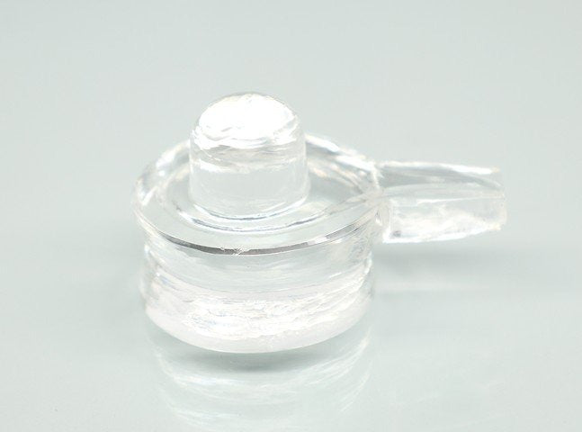 125.31/CT Sphatik Shivling with Govt. Lab Certificate-11700D47098