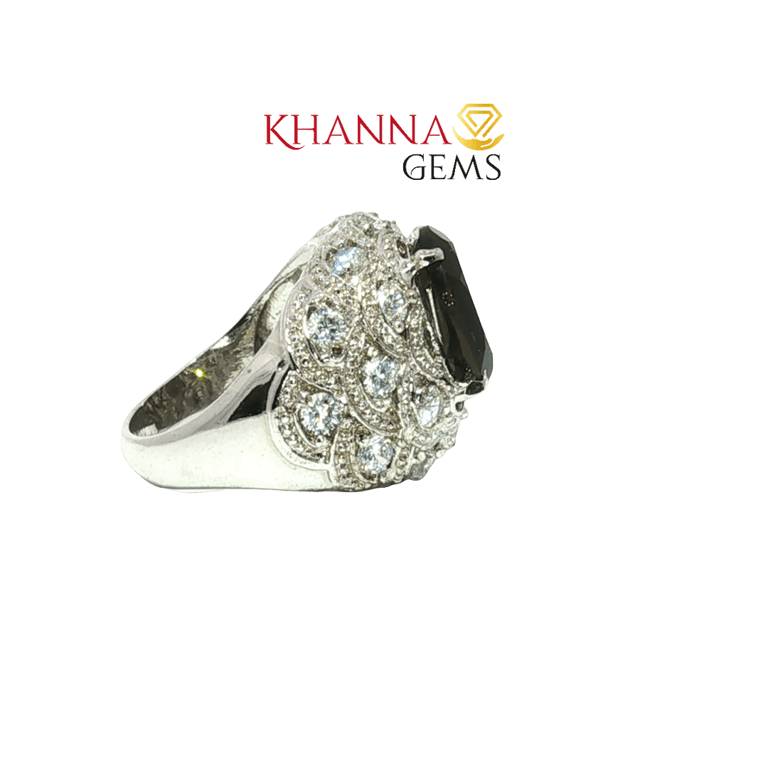 8.68/GM  SMOKY ZIRCON RING Earrings - G0550