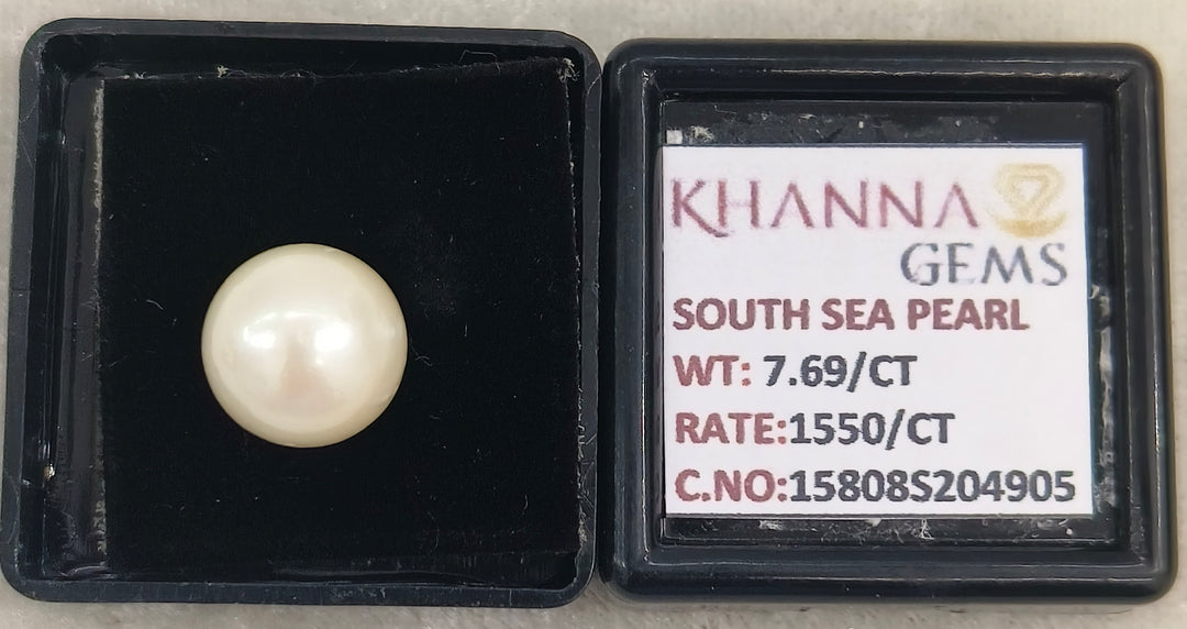 7.69/CT Natural South Sea Pearl With Lab Certificate-15808S204905