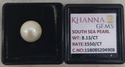 8.13/CT Natural South Sea Pearl With Lab Certificate-15808S204908