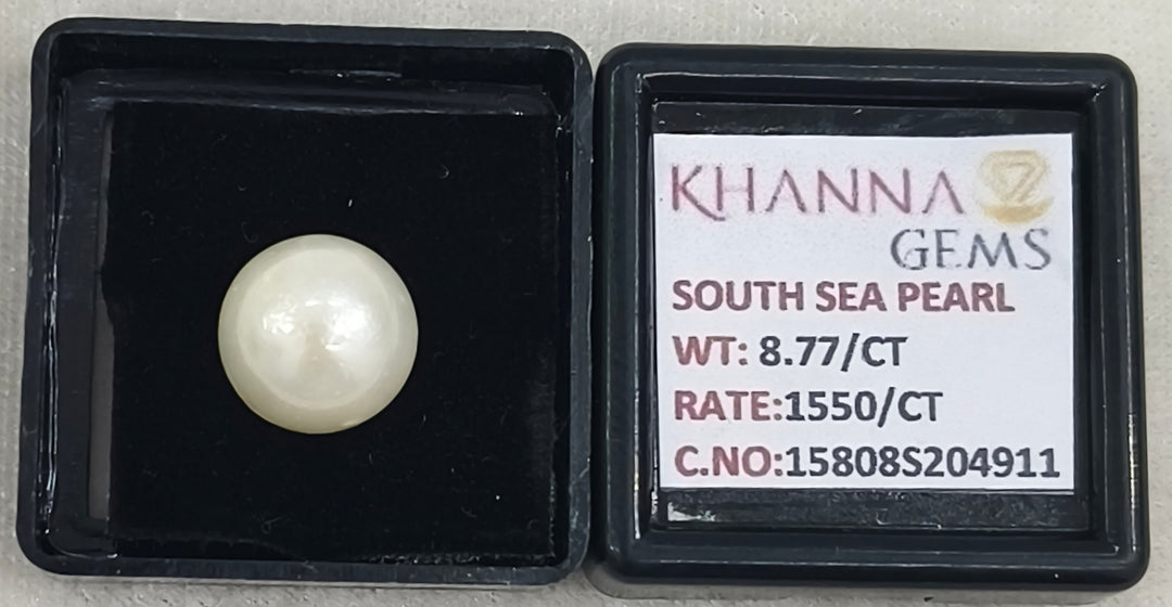 8.77/CT Natural South Sea Pearl With Lab Certificate-15808S204911