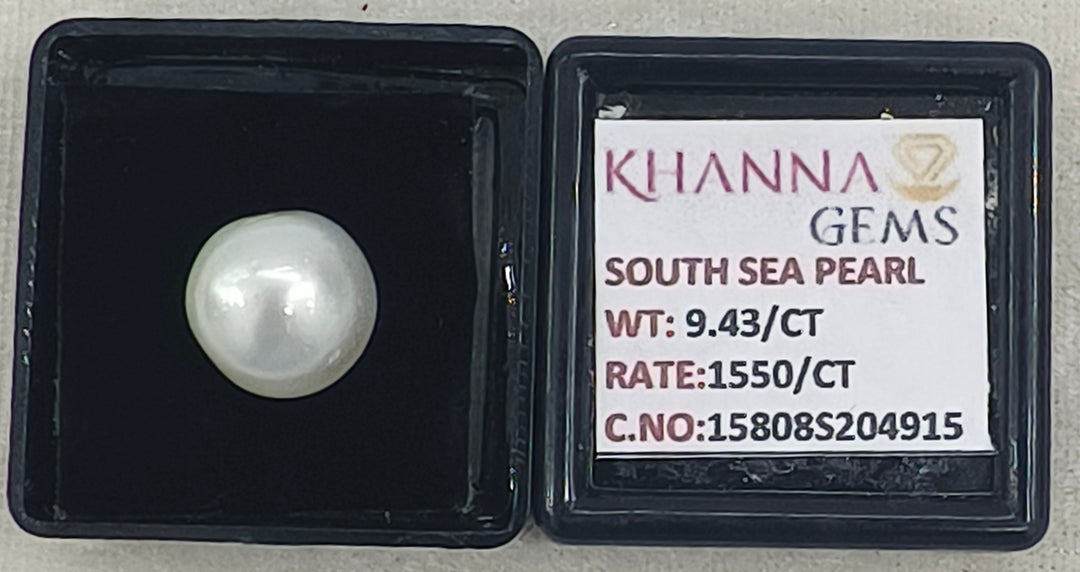 9.43/CT Natural South Sea Pearl With Lab Certificate-15808S204915