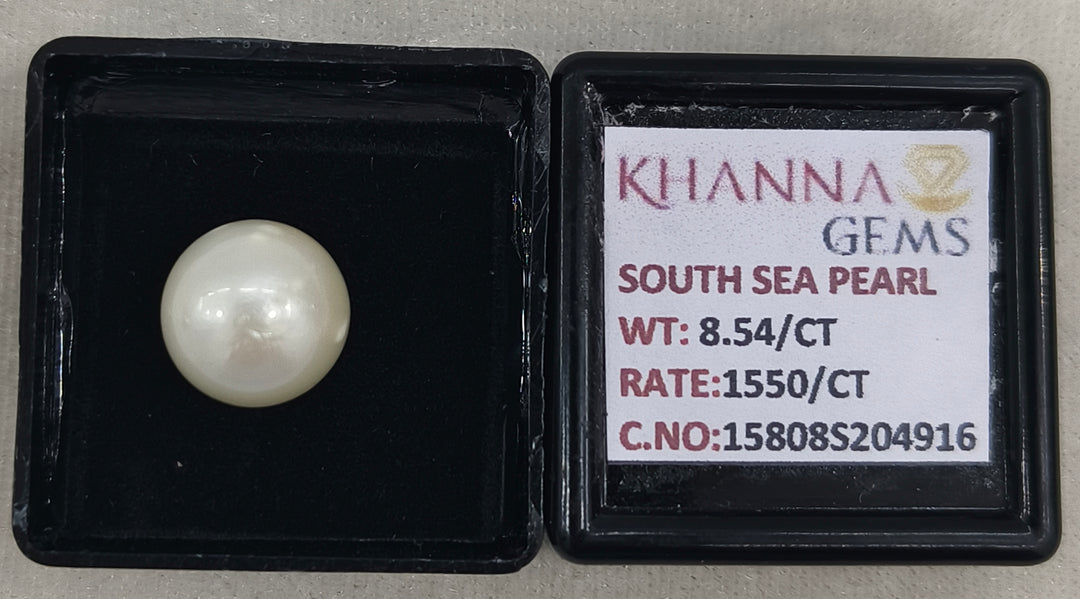 8.54/CT Natural South Sea Pearl With Lab Certificate-15808S204916