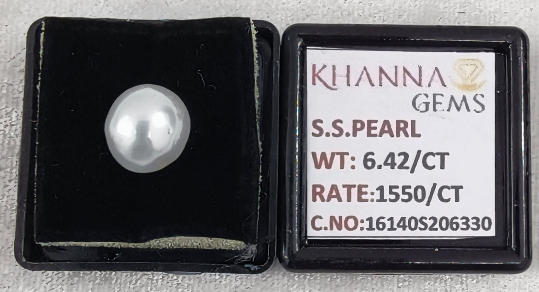 6.42/CT Natural South Sea Pearl With Lab Certificate-16140S206330