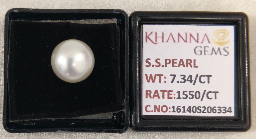 7.34/CT Natural South Sea Pearl With Lab Certificate-16140S206334