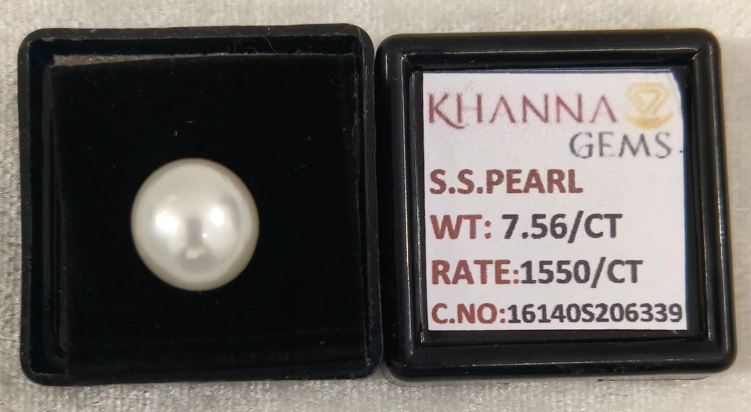7.56/CT Natural South Sea Pearl With Lab Certificate-16140S206339