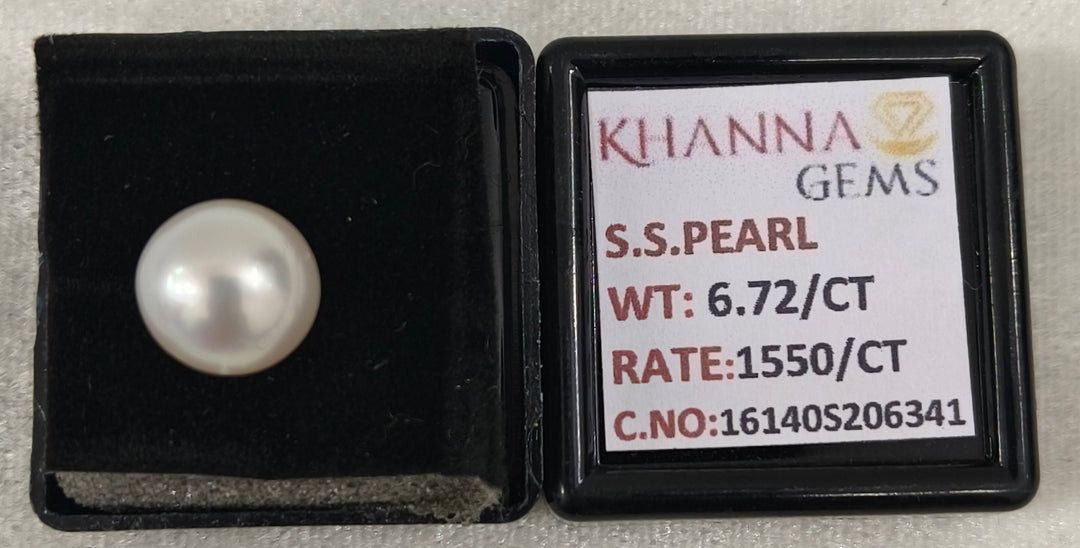 6.72/CT Natural South Sea Pearl With Lab Certificate-16140S206341