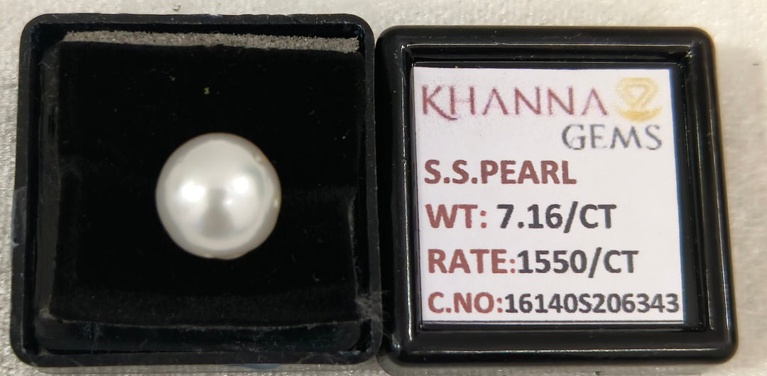7.16/CT Natural South Sea Pearl With Lab Certificate-16140S206343