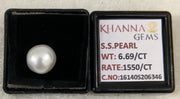 6.69/CT Natural South Sea Pearl With Lab Certificate-16140S206346