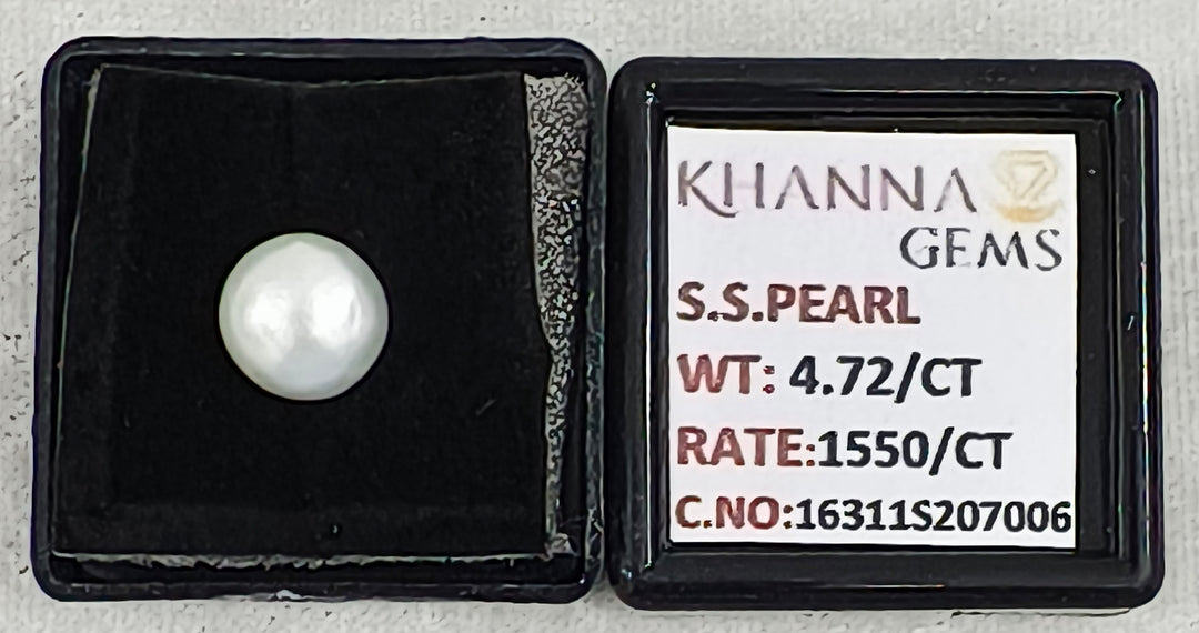 4.72/CT Natural South Sea Pearl With Lab Certificate-16311S207006