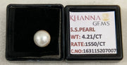 4.21/CT Natural South Sea Pearl With Lab Certificate-16311S207007