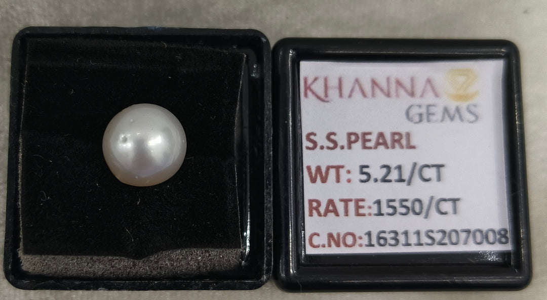 5.21/CT Natural South Sea Pearl With Lab Certificate-16311S207008