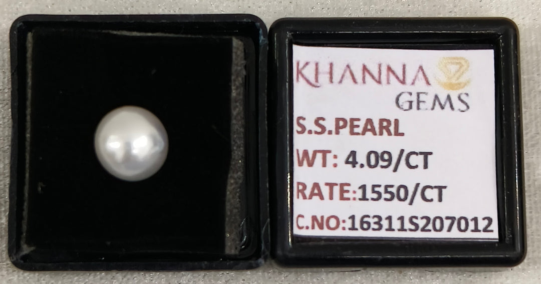 4.09/CT Natural South Sea Pearl With Lab Certificate-16311S207012