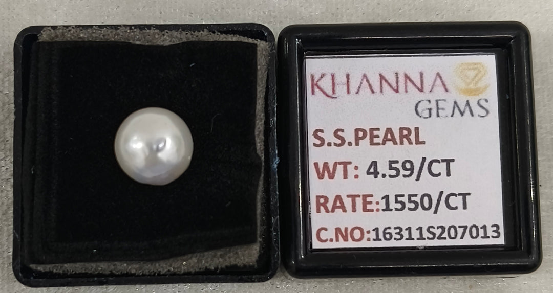 4.59/CT Natural South Sea Pearl With Lab Certificate-16311S207013