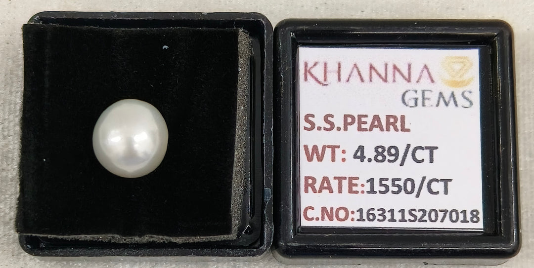 4.89/CT Natural South Sea Pearl With Lab Certificate-16311S207018