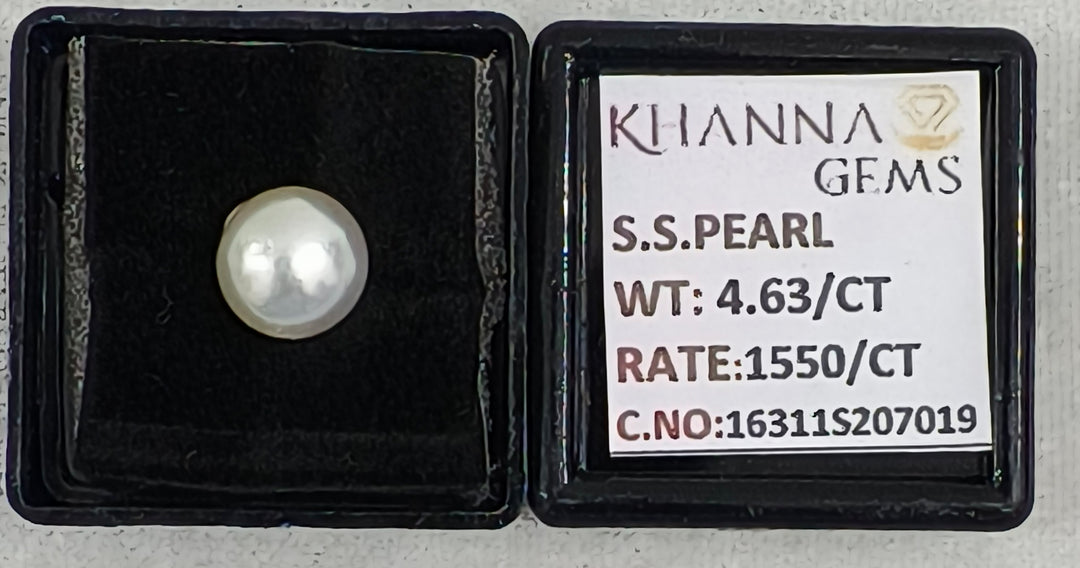 4.63/CT Natural South Sea Pearl With Lab Certificate-16311S207019