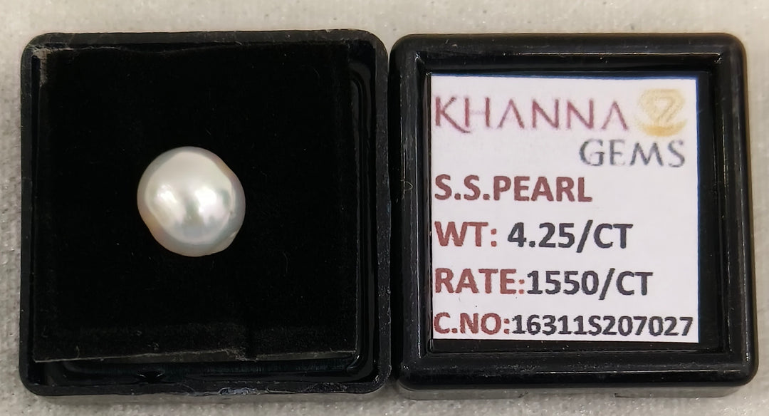 4.25/CT Natural South Sea Pearl With Lab Certificate-16311S207027