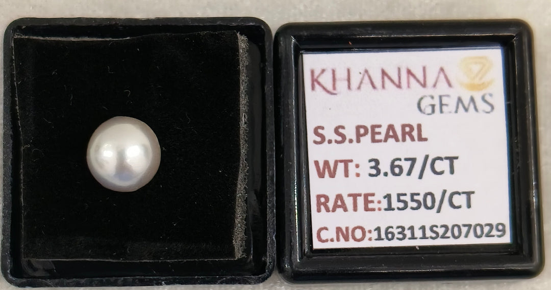 3.67/CT Natural South Sea Pearl With Lab Certificate-16311S207029