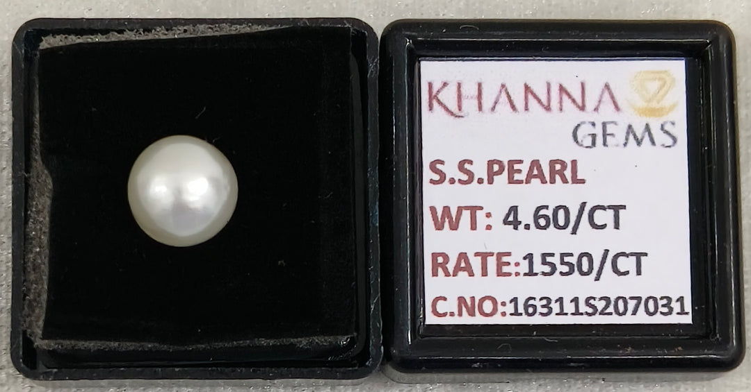4.6/CT Natural South Sea Pearl With Lab Certificate-16311S207031