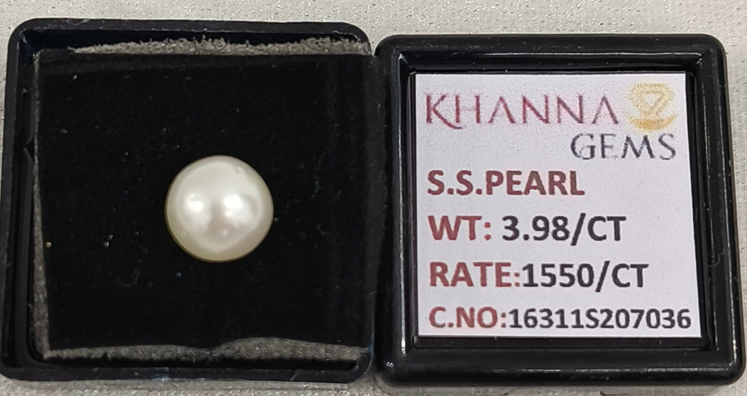 3.98/CT Natural South Sea Pearl With Lab Certificate-16311S207036