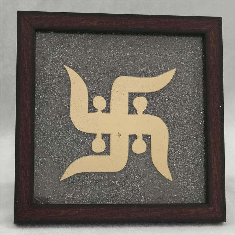 SWASTIK PYRITE FRAME