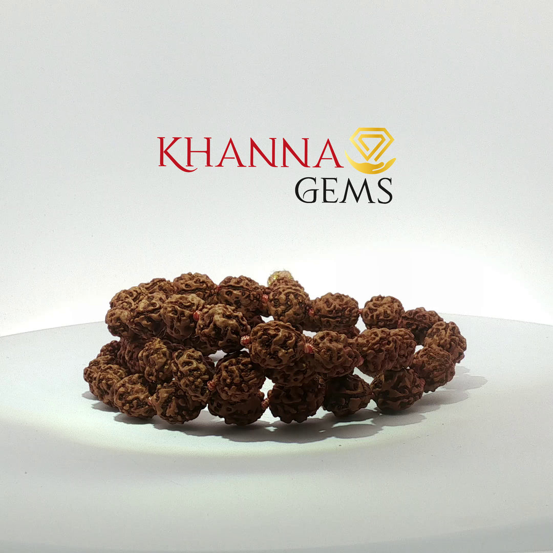 THREE MUKHI RUDRAKSHA MALA - KG01