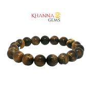 Premium Tiger Eye 12.5MM Round Gemstone Beads – NOO6016