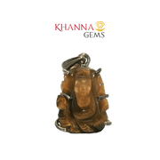 7.63/GM TIGER EYE GANESHA JI - N 205