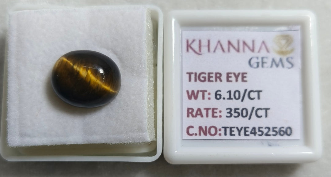 6.10/CT Tiger Eye with Govt. Lab Certificate-452560