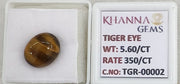 5.6/CT Tiger Eye with Govt. Lab Certificate-TGR00002