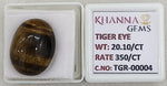Load image into Gallery viewer, 20.1/CT Tiger Eye with Govt. Lab Certificate-TGR00004