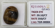 20.1/CT Tiger Eye with Govt. Lab Certificate-TGR00004
