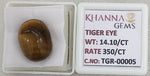 Load image into Gallery viewer, 14.1/CT Tiger Eye with Govt. Lab Certificate-TGR00005