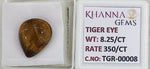 Load image into Gallery viewer, 8.25/CT Tiger Eye with Govt. Lab Certificate-TGR00008