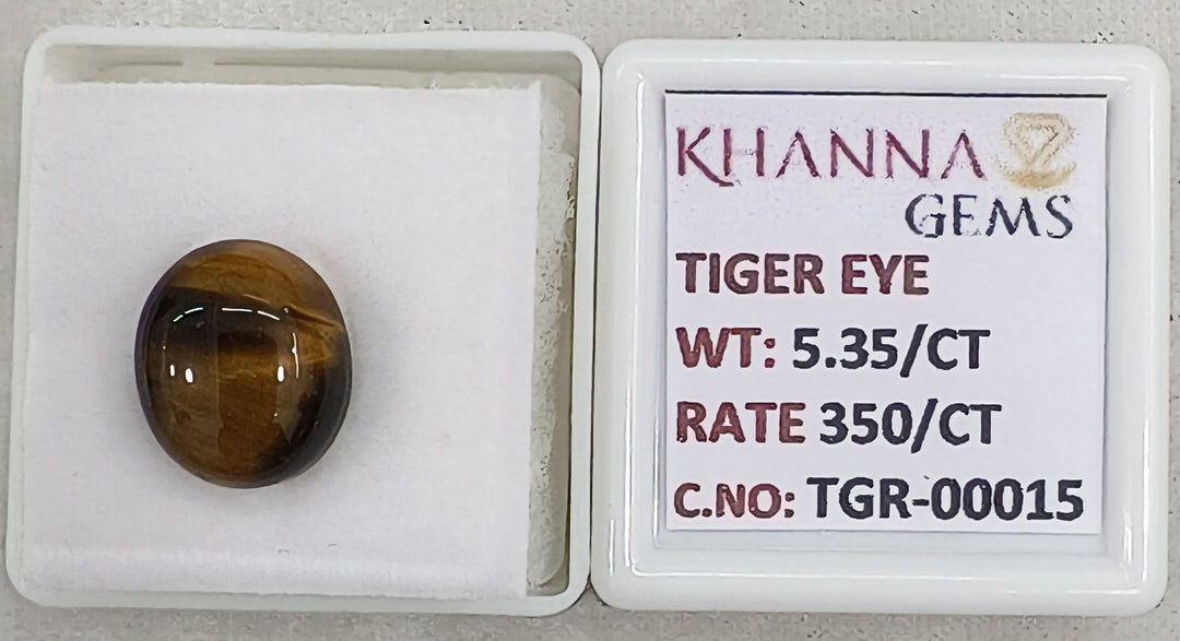 5.35/CT Tiger Eye with Govt. Lab Certificate-TGR00015