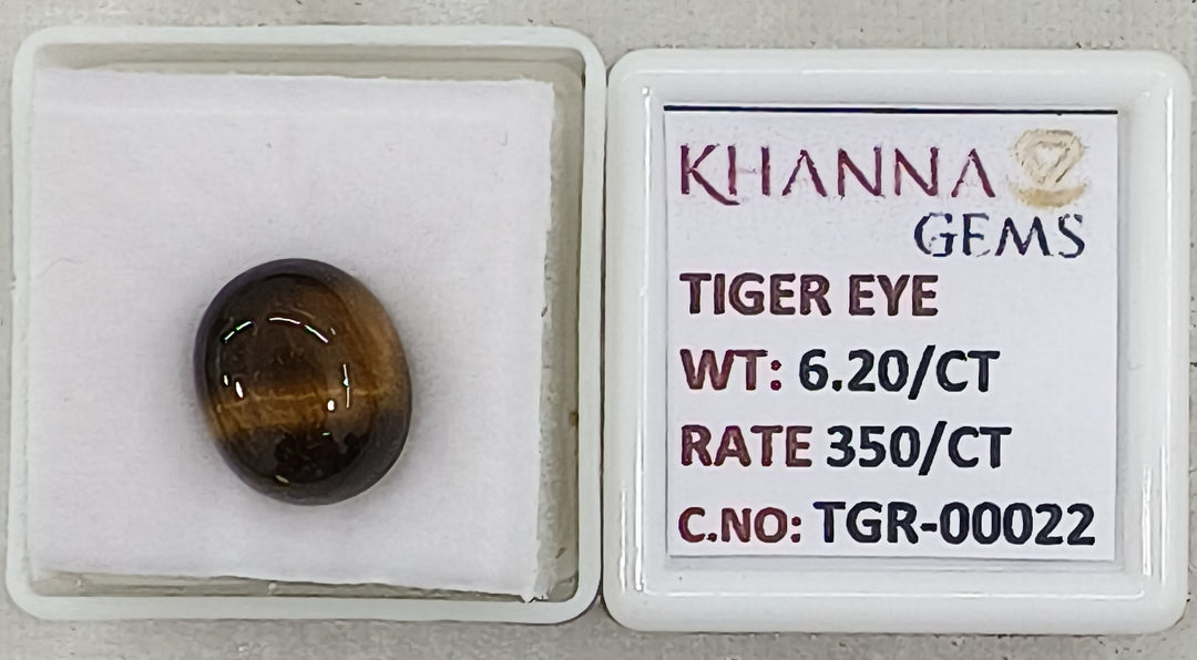 6.2/CT Tiger Eye with Govt. Lab Certificate-TGR00022