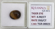4.9/CT Tiger Eye with Govt. Lab Certificate-TGR00023