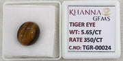5.65/CT Tiger Eye with Govt. Lab Certificate-TGR00024